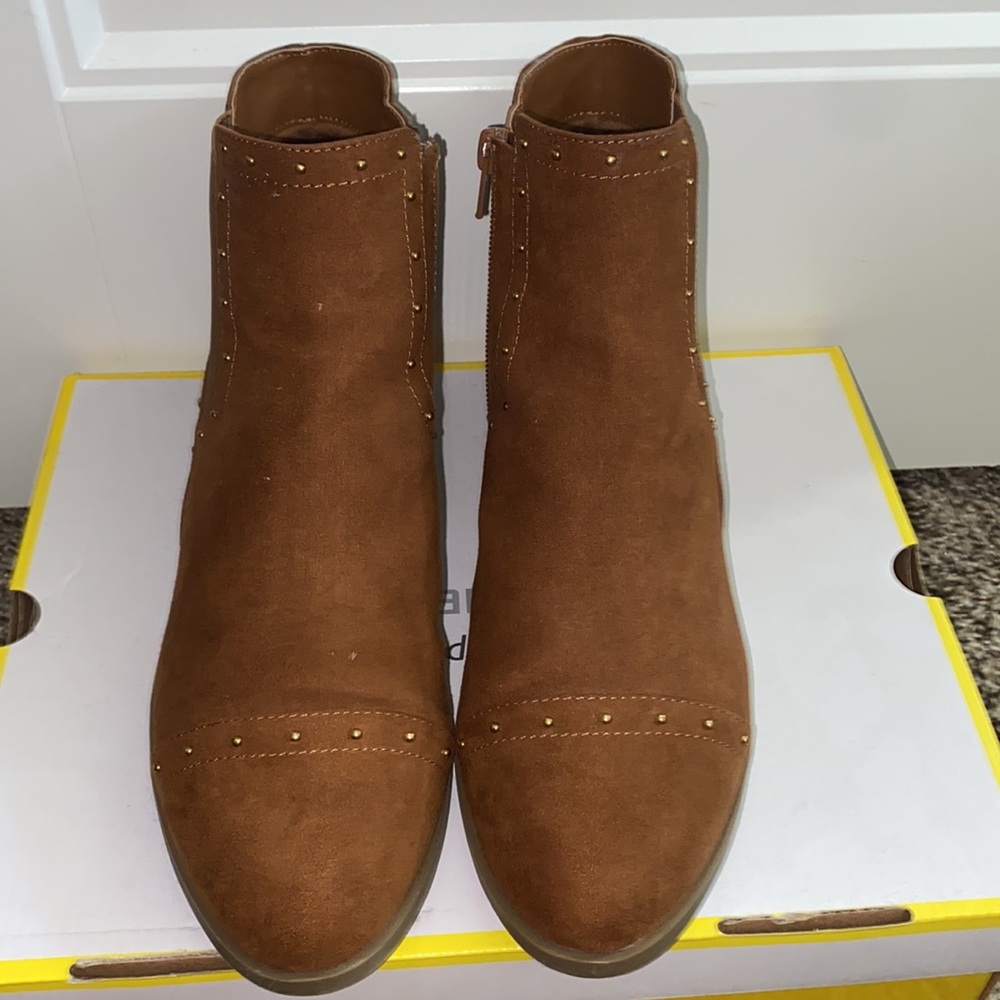 Brown booties